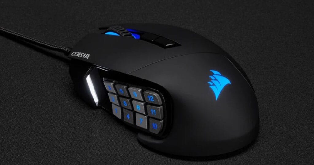 تخفيض ضخم على Corsair Scimitar RGB Elite — أفضل ماوس MMO بسعر لا يُفوت