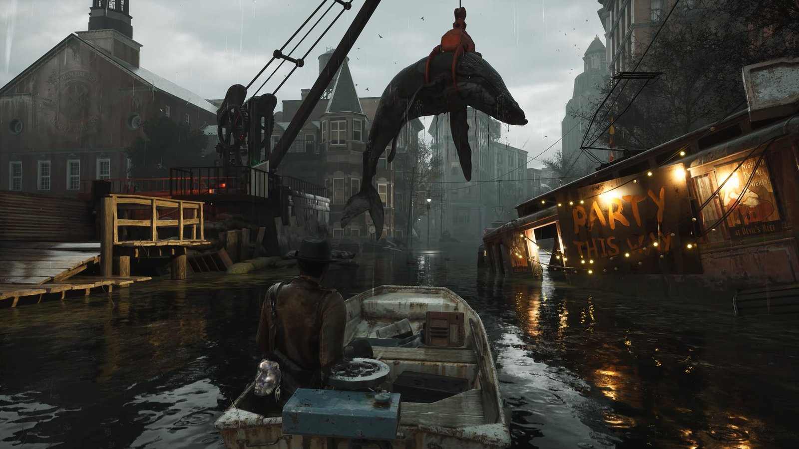 لقطة من لعبة The Sinking City 2