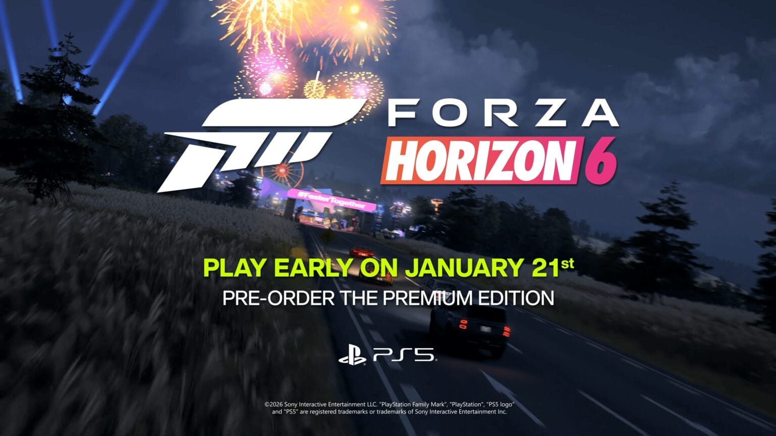Forza Horizon 6 تصل إلى PS5 في 26 يناير 2027 مع أول توسعة Forza Horizon 6 for PS5 launches January 26, 2027 alongside first expansion