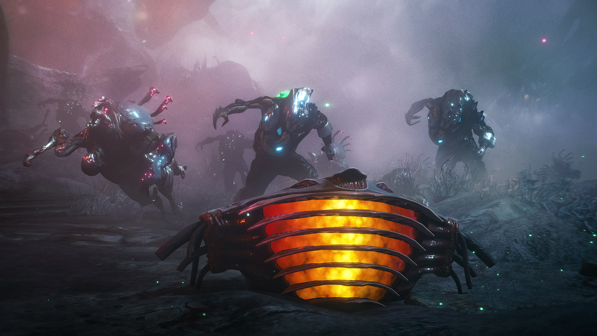 لقطة من عالم Warframe ضمن تغطية Taubound